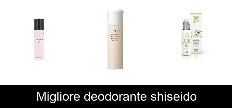 recensione Migliore deodorante shiseido