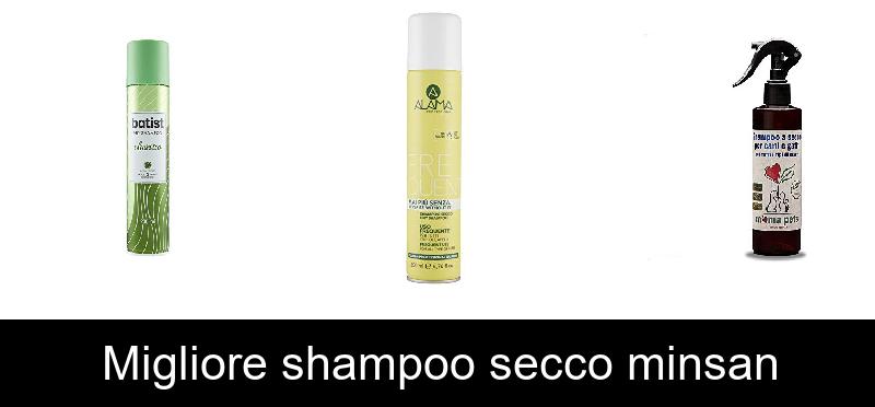 Migliore shampoo secco minsan