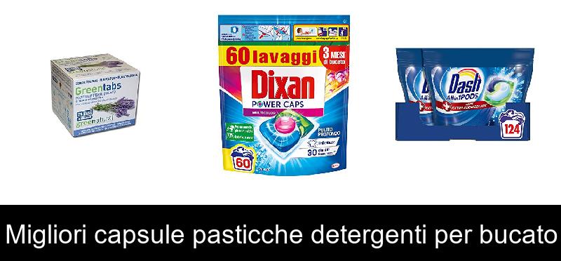 Migliori capsule pasticche detergenti per bucato