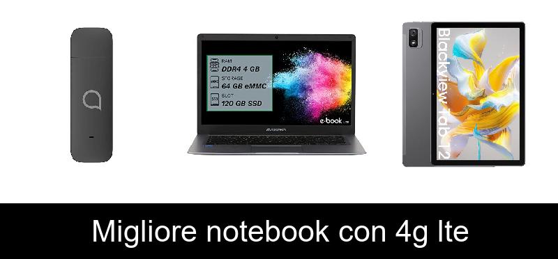 Migliore notebook con 4g lte