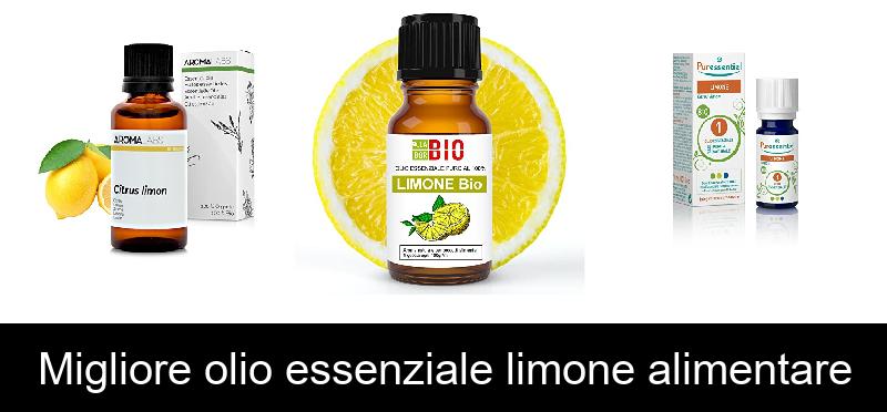 recensione Migliore olio essenziale limone alimentare