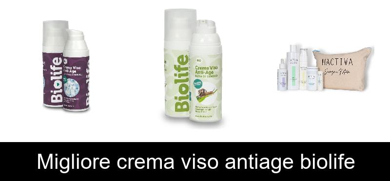 recensione Migliore crema viso antiage biolife