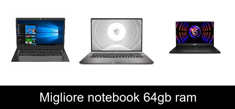 Migliore notebook 64gb ram