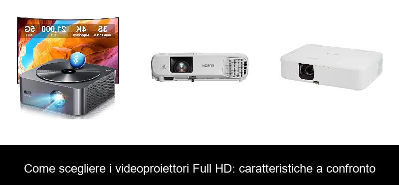 Come scegliere i videoproiettori Full HD: caratteristiche a confronto