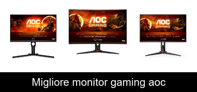 Migliore monitor gaming aoc