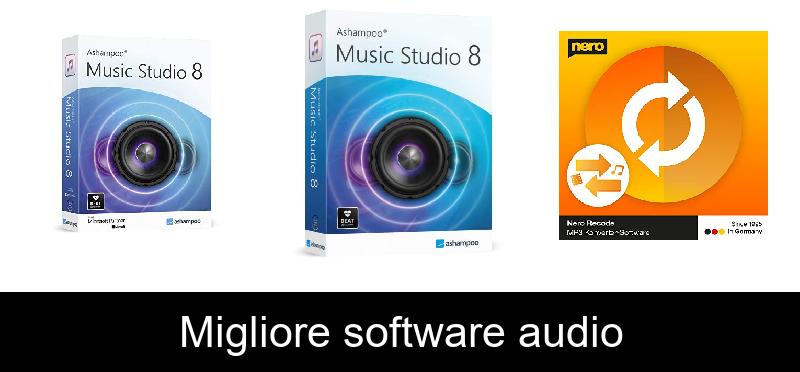 Migliore software audio
