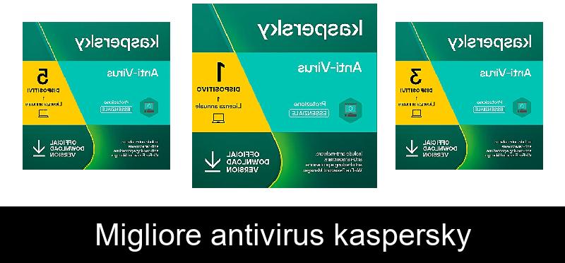 Migliore antivirus kaspersky