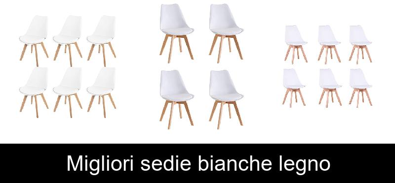 recensione Migliori sedie bianche legno
