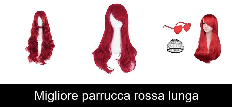 recensione Migliore parrucca rossa lunga