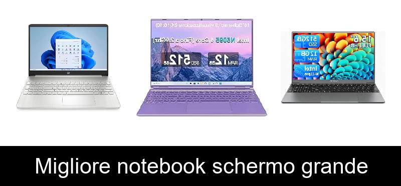 Migliore notebook schermo grande