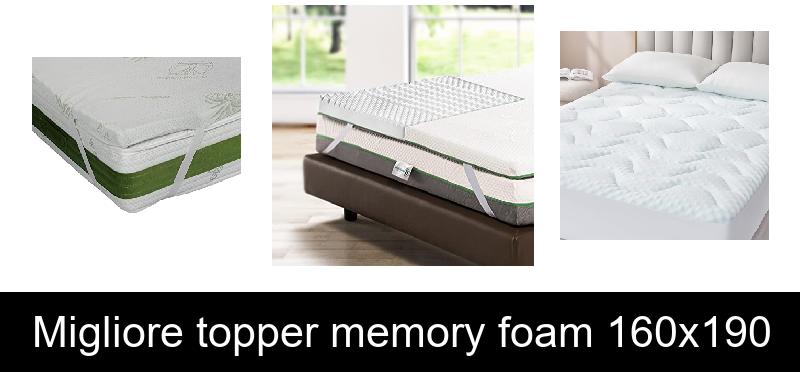 Migliore topper memory foam 160×190